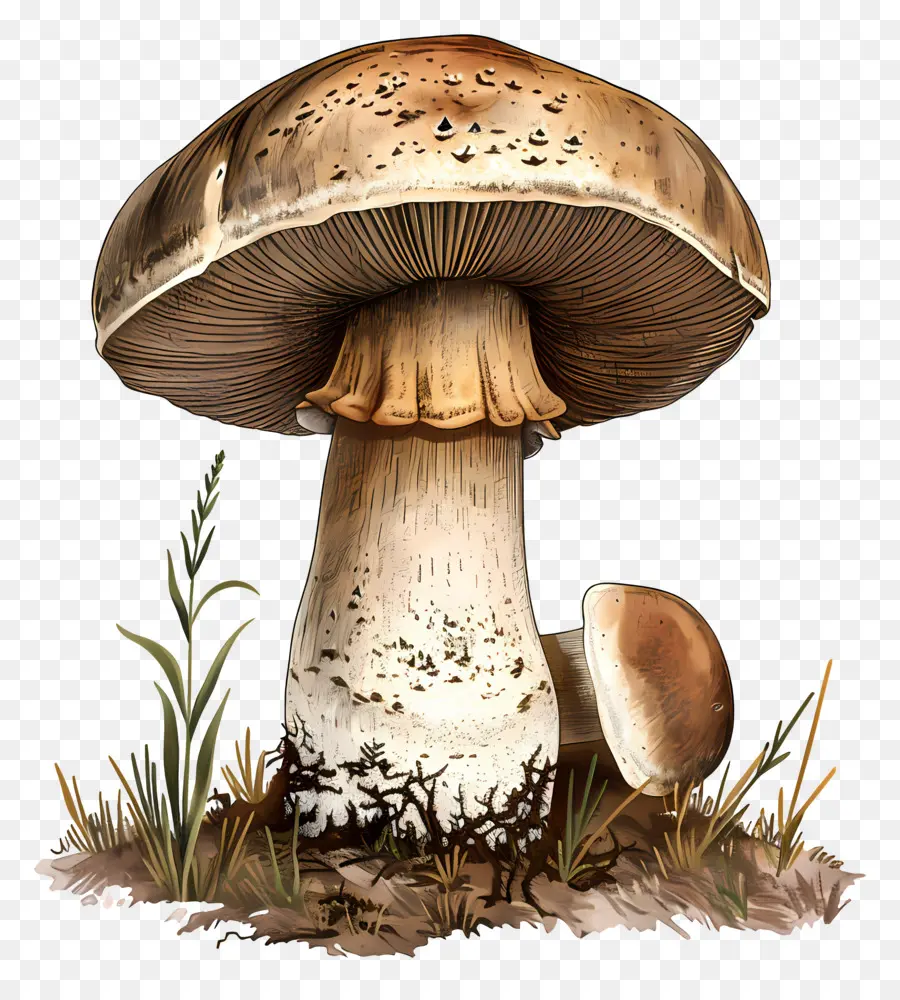 Champignon，Champignon Brun PNG