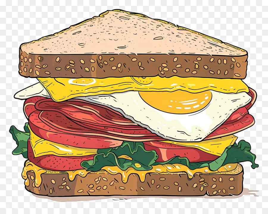 Sandwich，Bacon PNG