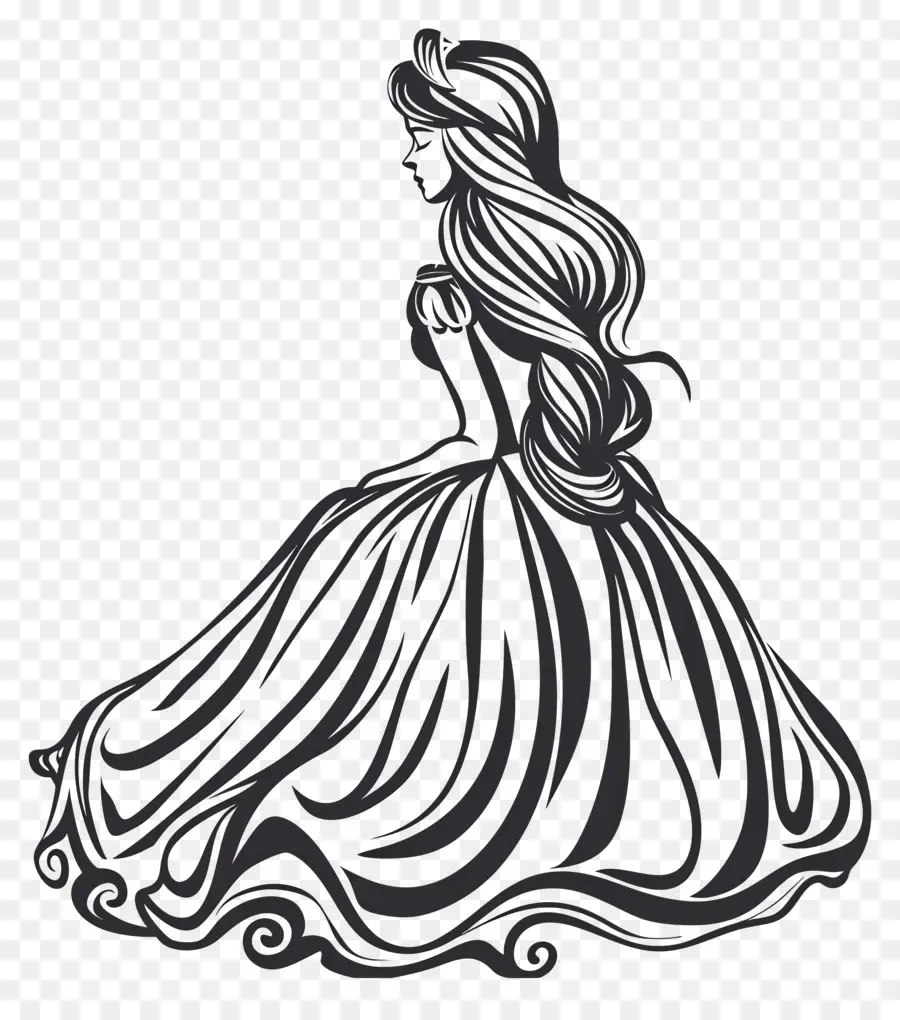 La Princesse，Robe De Bal PNG