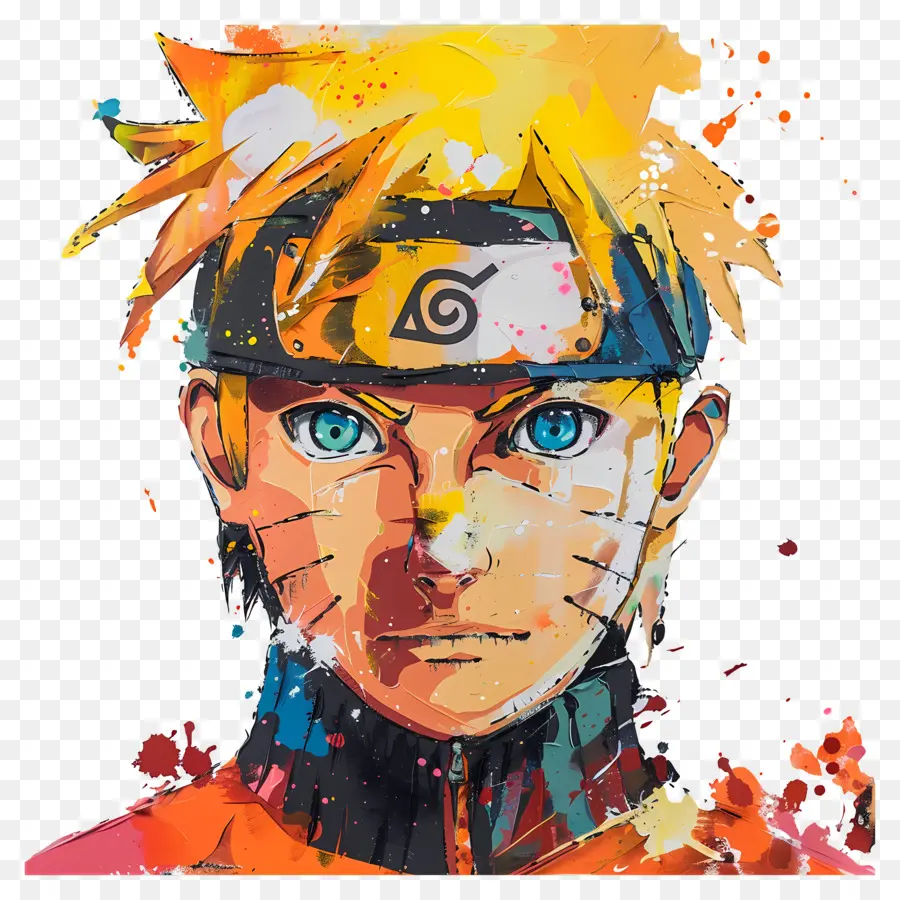 Peinture à L'huile，Naruto PNG