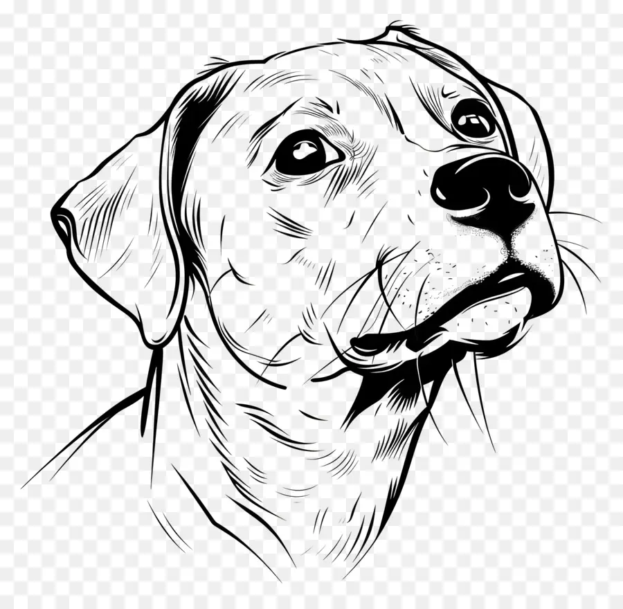 Un Dessin Au Trait，Chien PNG