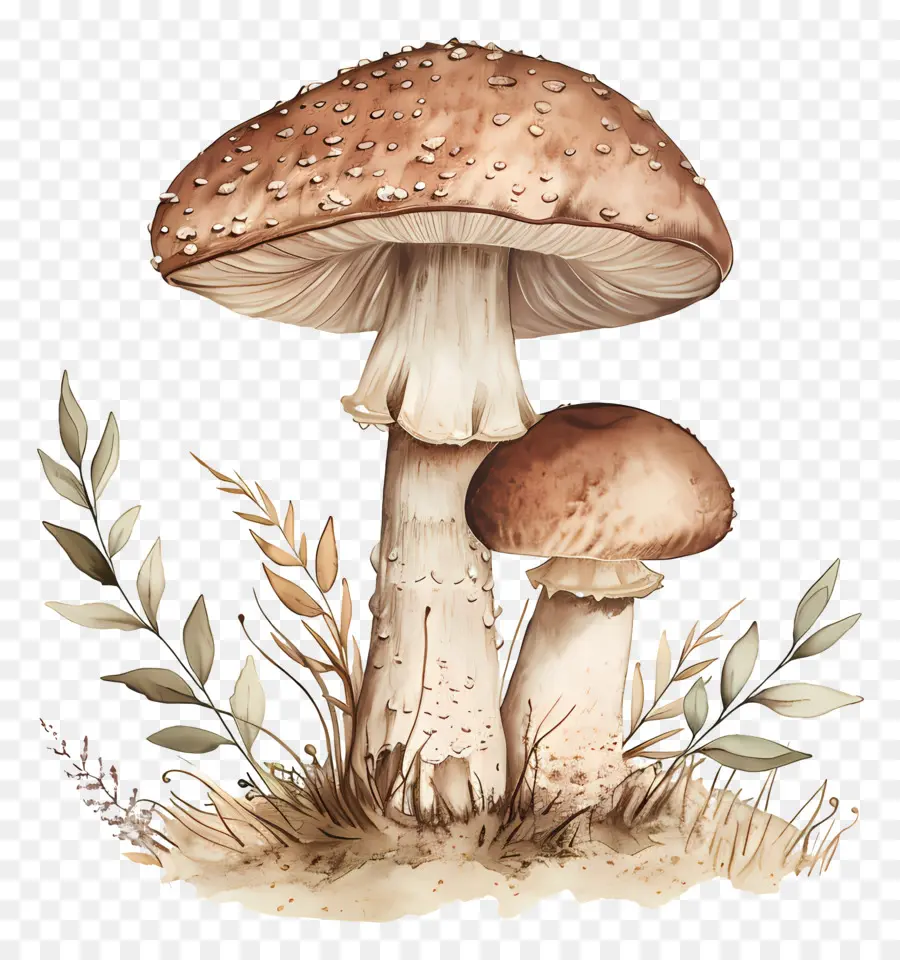 Champignon，Champignons Rouges PNG