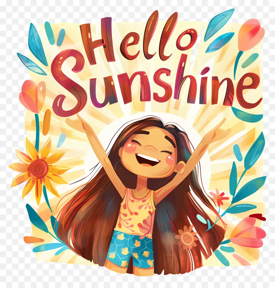 Bonjour Sunshine，Fille PNG