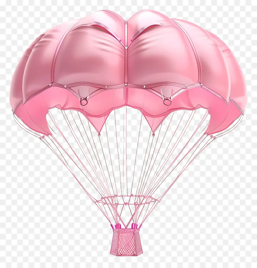 Parachute，Parachute En Forme De Coeur PNG