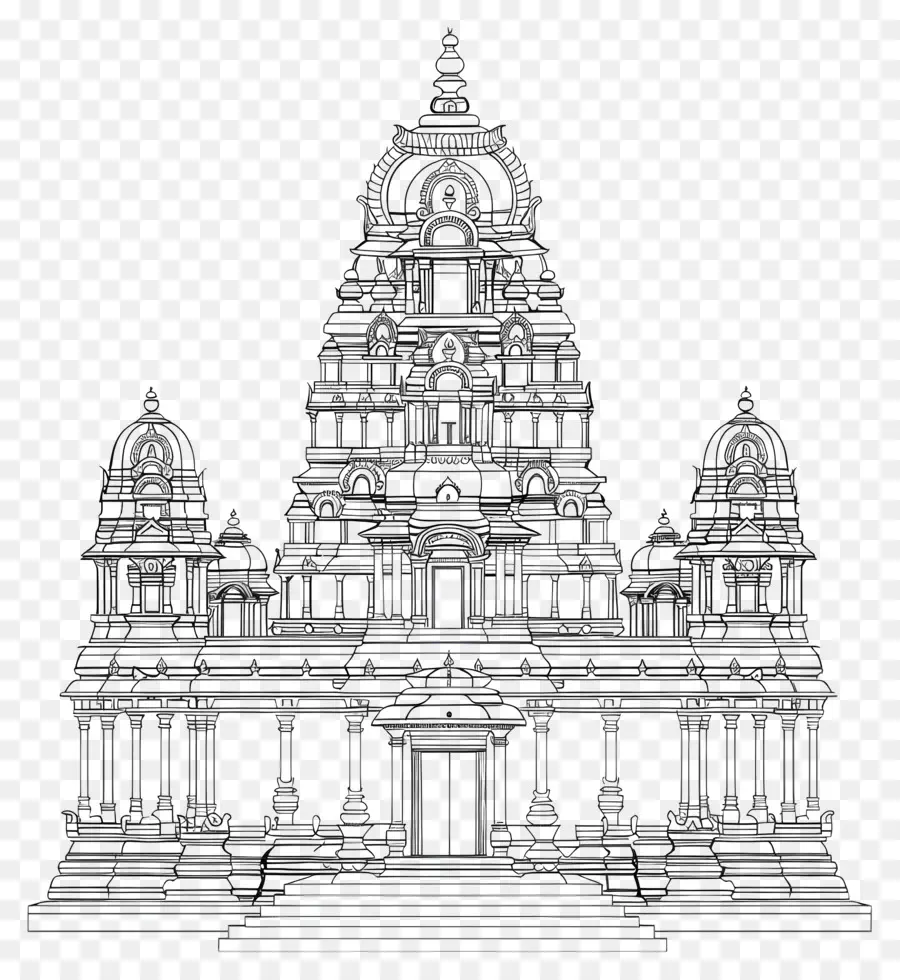 Temple Hindou，L'inde PNG