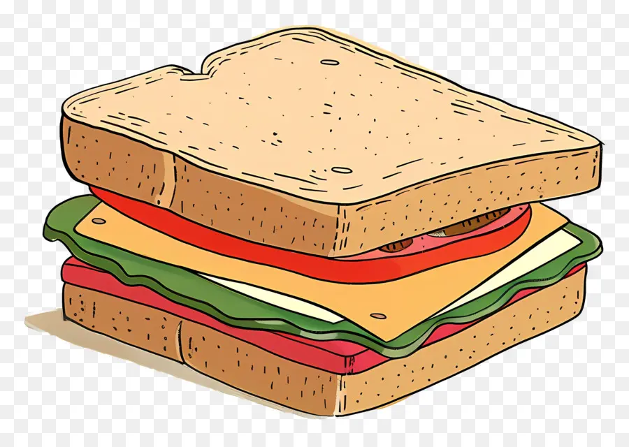 Sandwich，L'avocat PNG