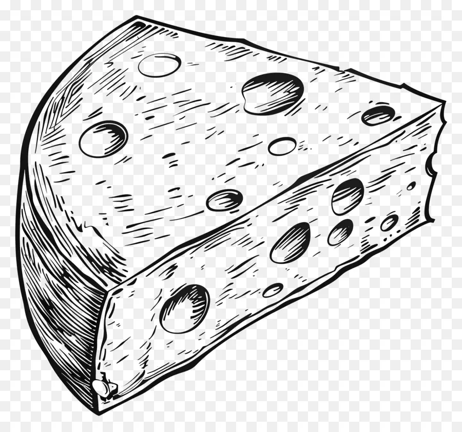 Fromage，Fromage Noir Et Blanc PNG