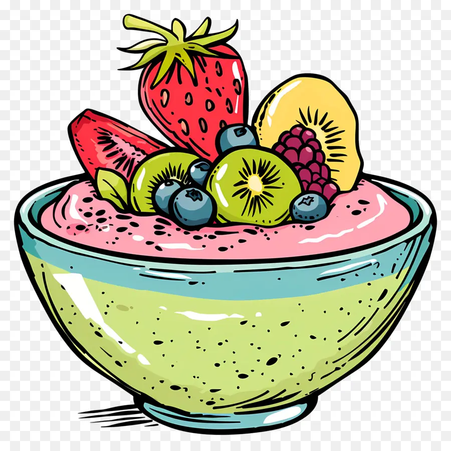 Smoothie Bol，Smoothie Aux Fruits PNG