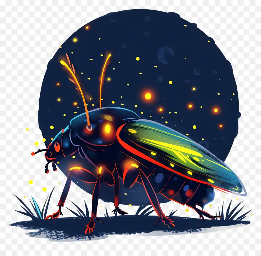 Bug De Foudre，Luciole PNG