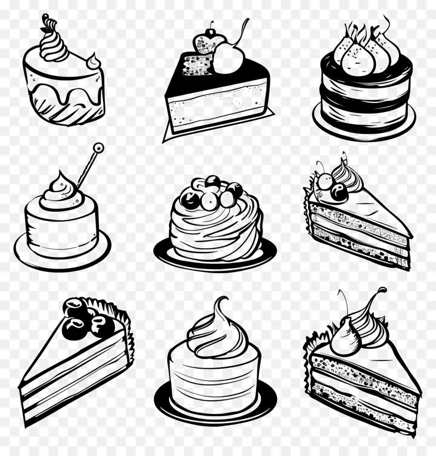 Gâteaux，Les Desserts PNG