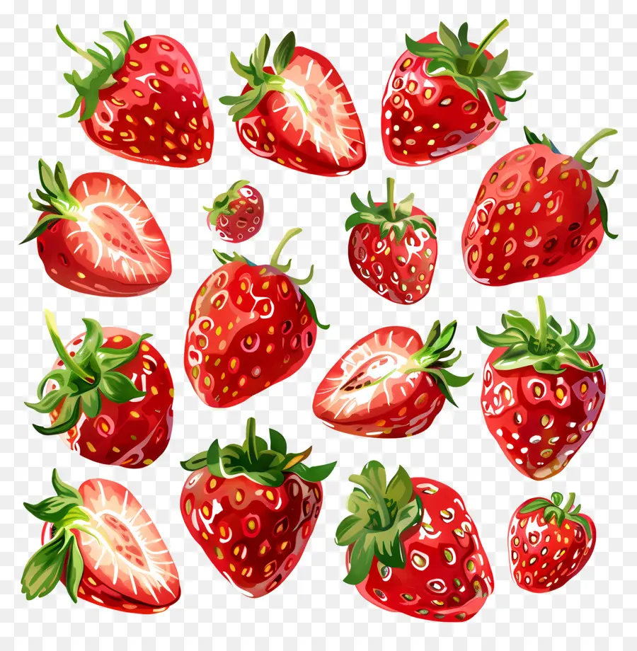 Fraises，Rouge PNG