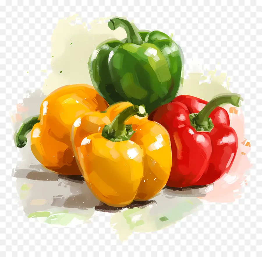 Poivrons，Fruits Mûrs PNG