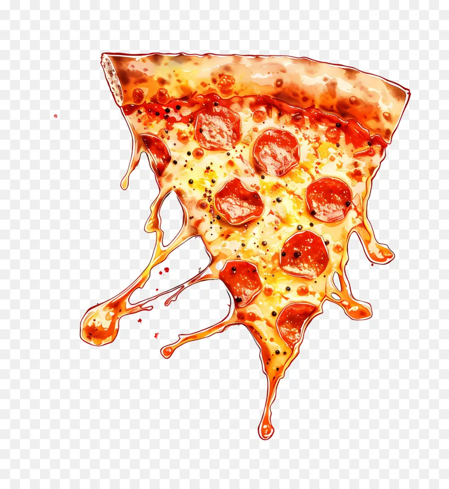 Tranche De Pizza，Fromage PNG