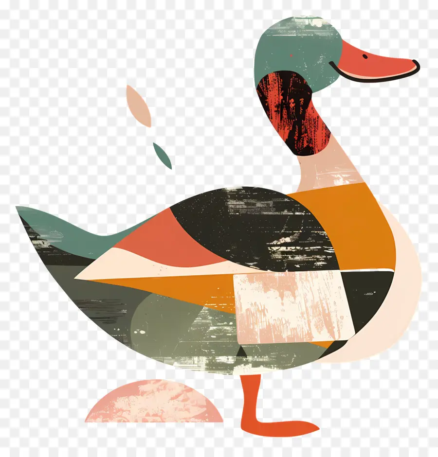 Canard，Canard Coloré PNG