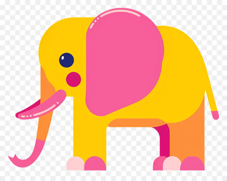 L'éléphant，éléphant De Dessin Animé PNG