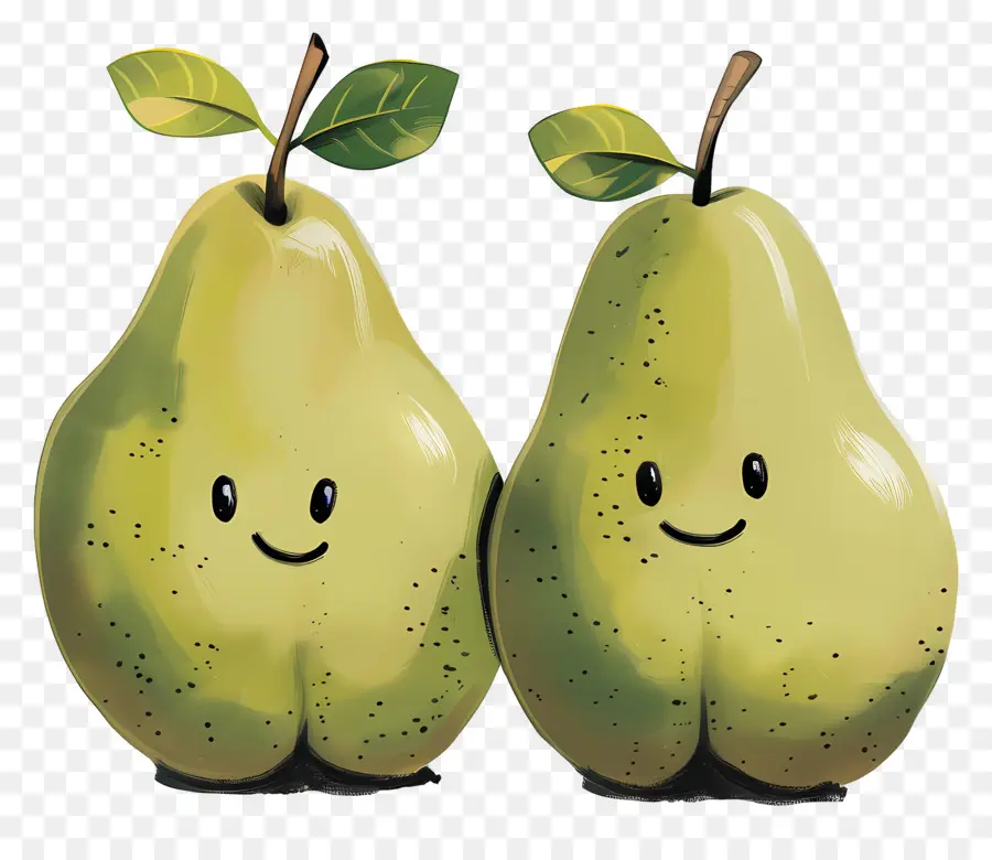 Poires，Poires Souriantes PNG