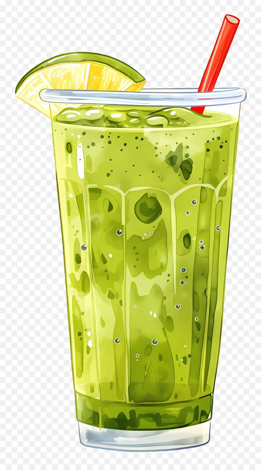 Boisson Au Matcha，Boisson Verte PNG