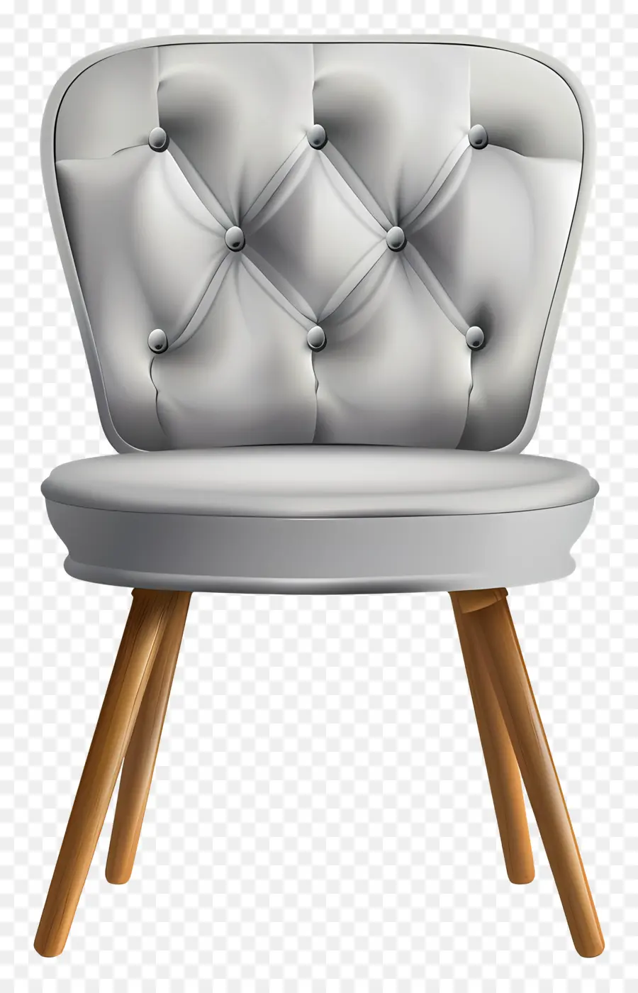 Président，Chaise En Cuir Blanc PNG