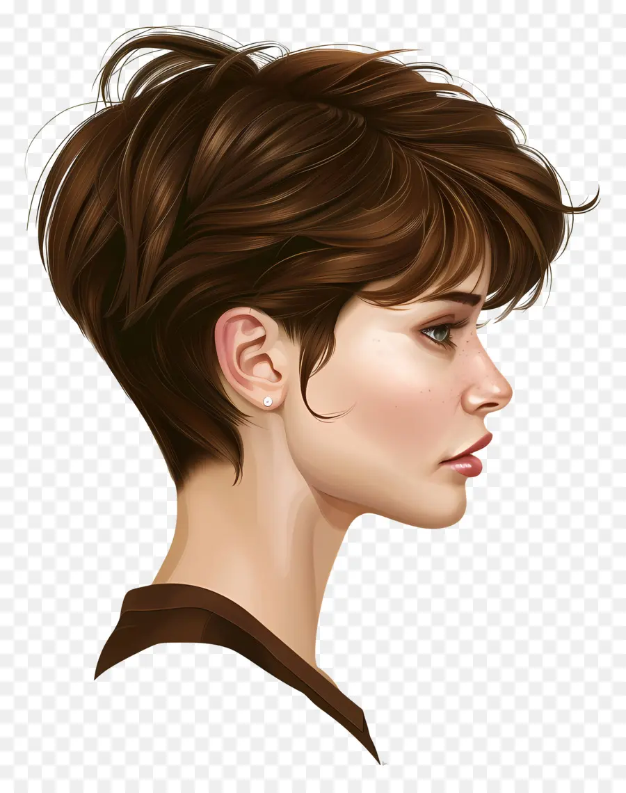 Style De Cheveux，Jeune Femme PNG