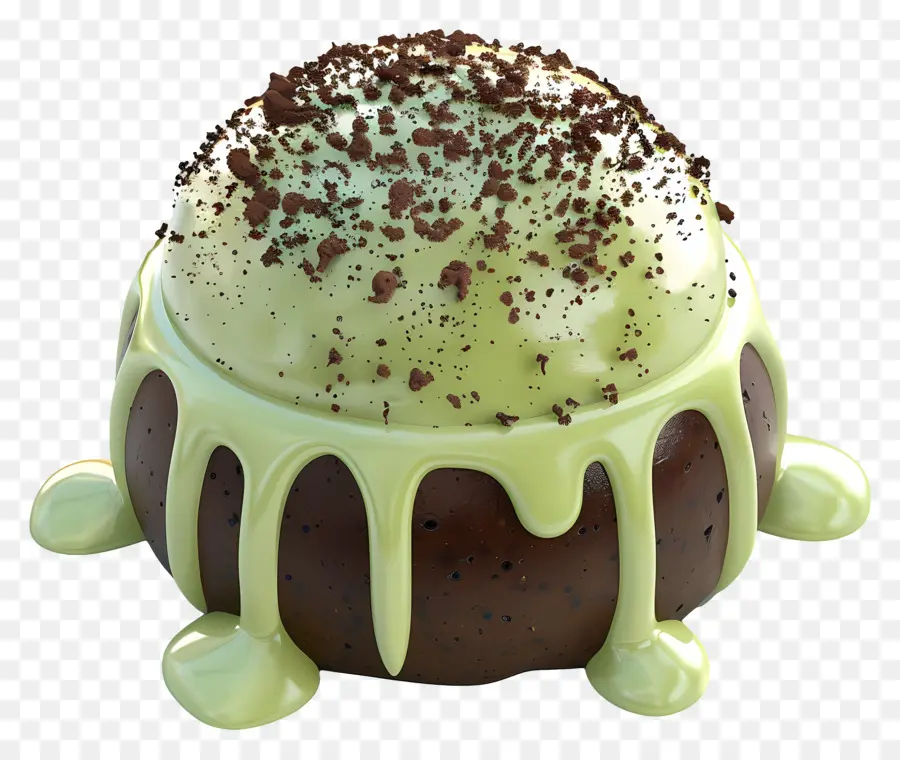 Gâteau De Lave Matcha，Gâteau Au Chocolat PNG