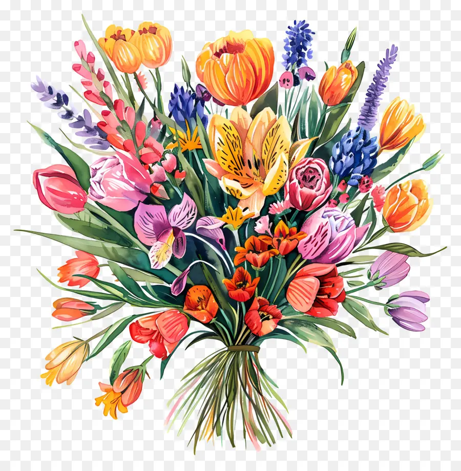 Bouquet，Vase Floral PNG