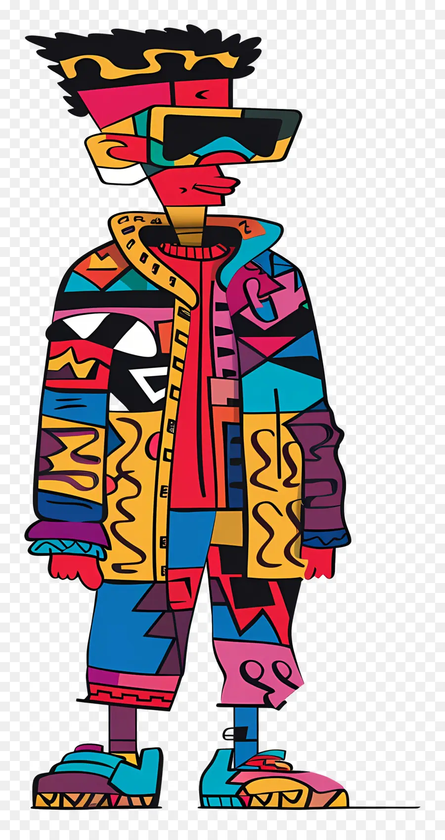 L'homme，Costume Coloré PNG