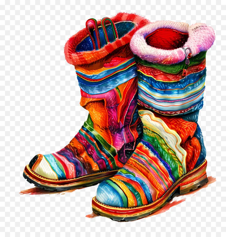 Bottes，Bottes Colorées PNG