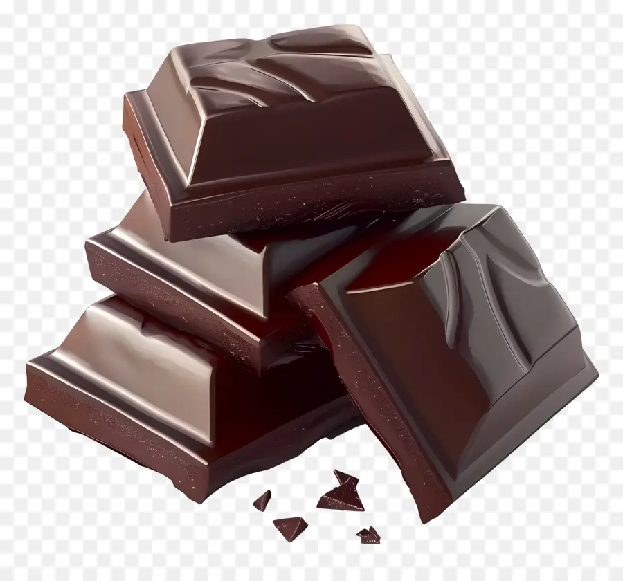 Chocolat Animé，Barres De Chocolat PNG