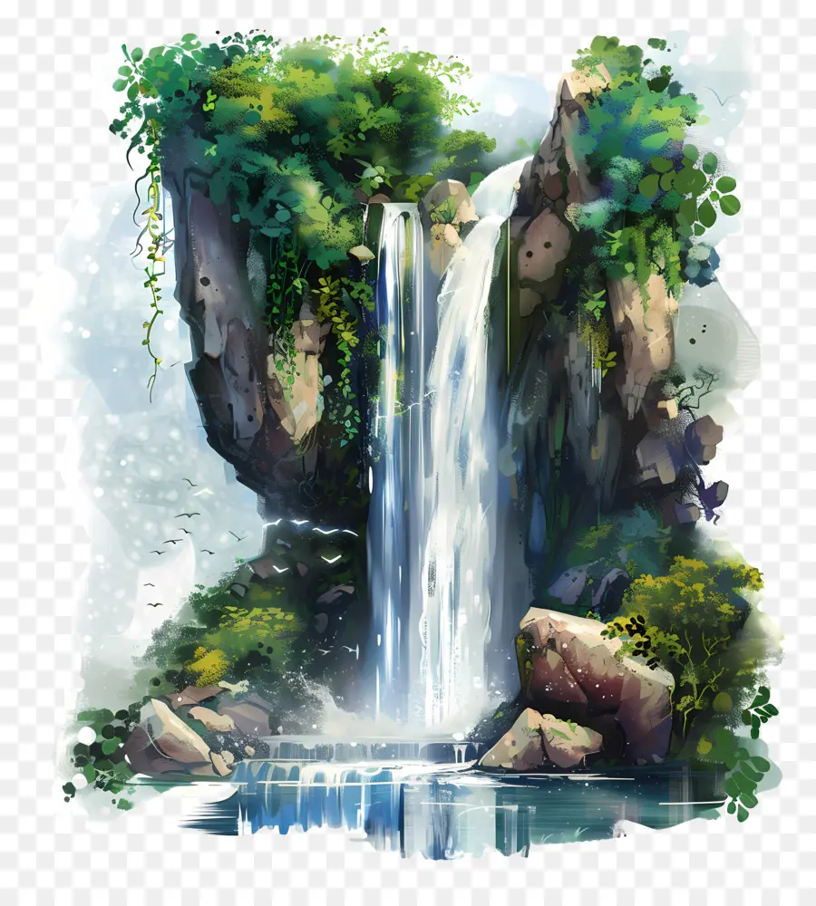 été，Cascade PNG