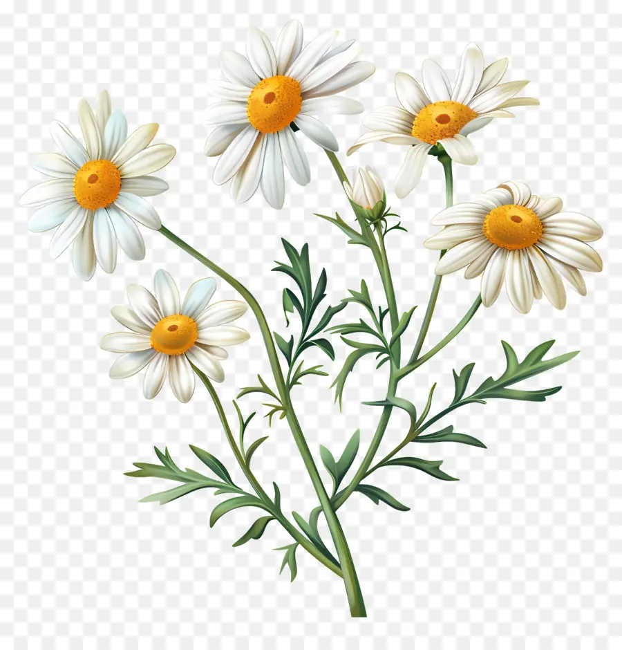 Marguerites，Fleurs PNG