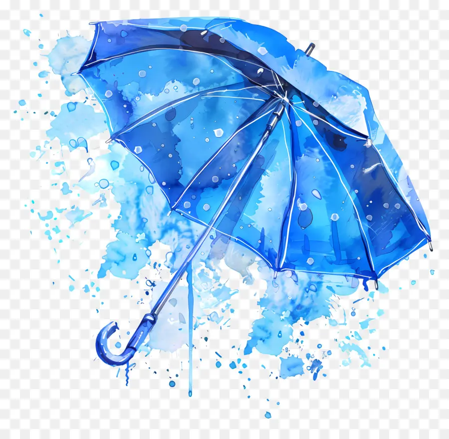 Parapluie，Parapluie Bleu PNG