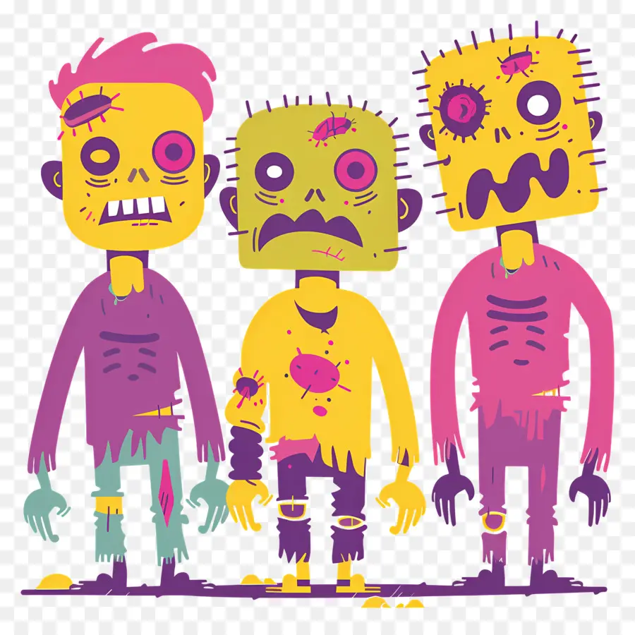 Zombies，Personnages Zombies PNG