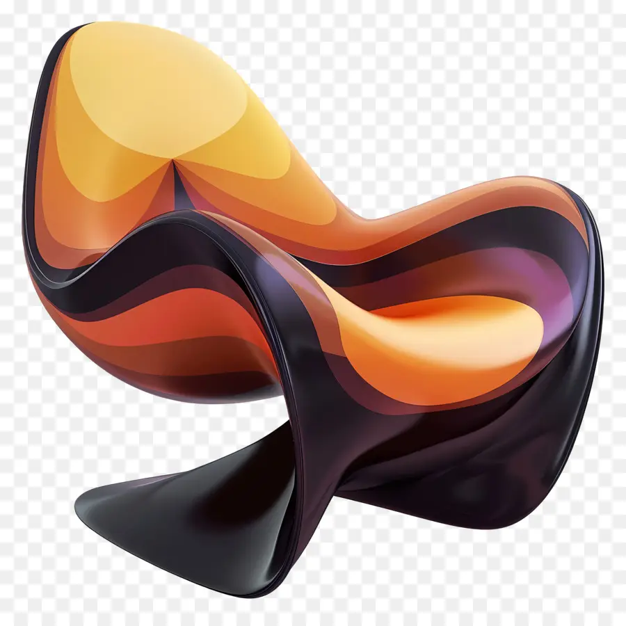 Chaise Moderne，Chaise Abstraite PNG