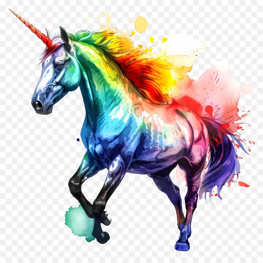 Licorne，Cheval PNG