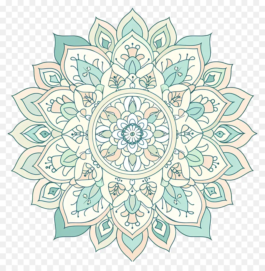 Mandalas，Coloré PNG