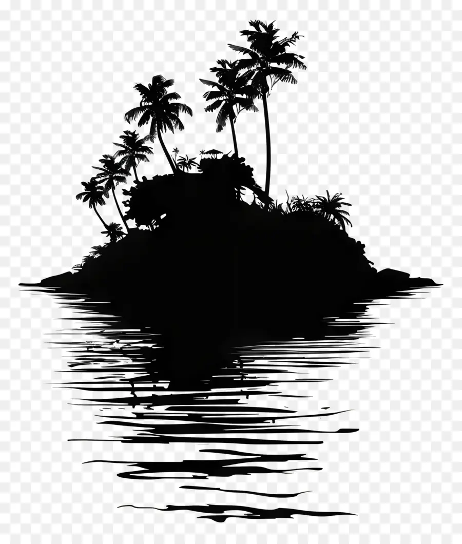 L'île，Les Palmiers PNG