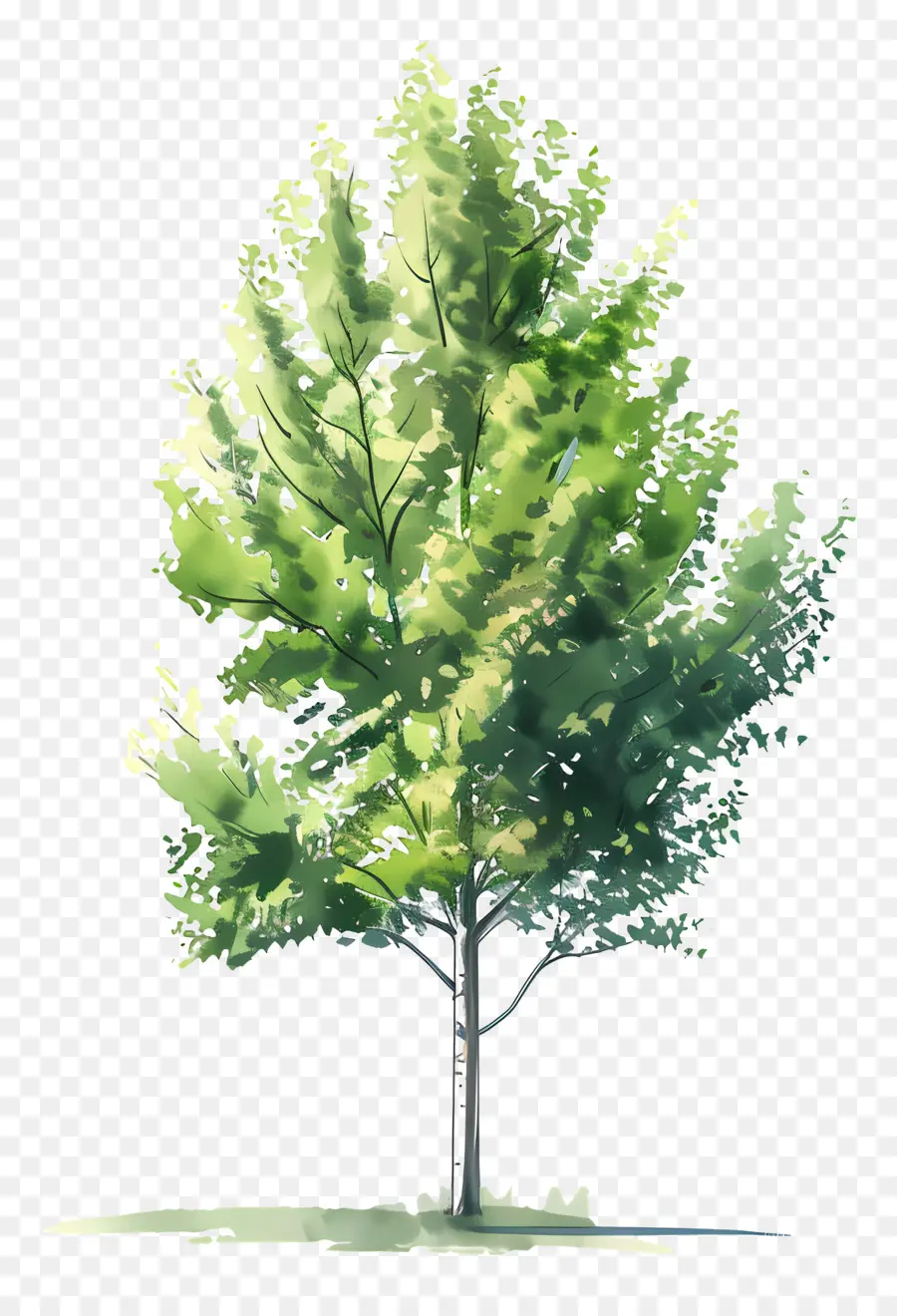 Arbre Vert，Feuilles PNG