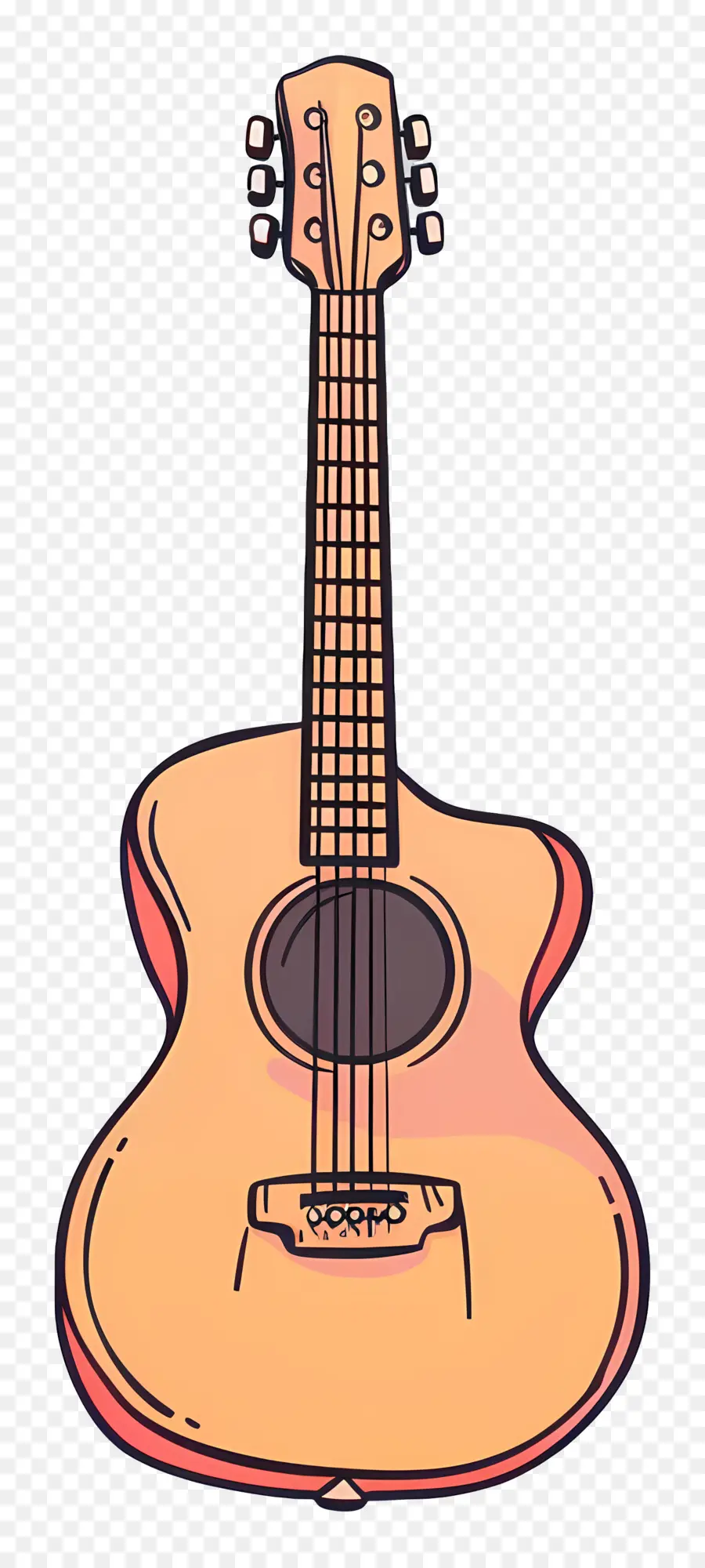 Guitare，Guitare Colorée PNG