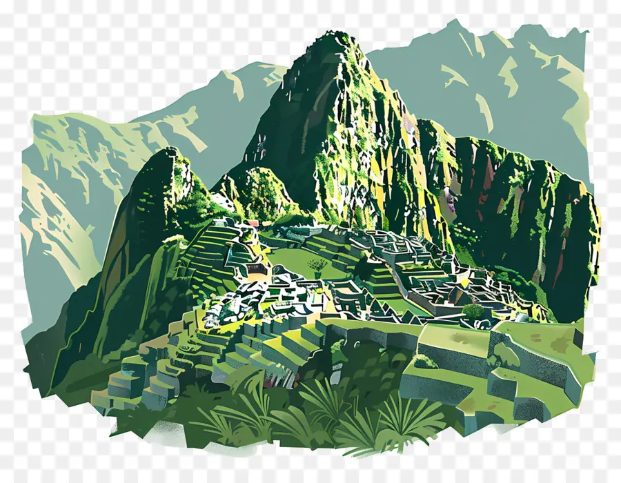 Machu Picchu，Montagne PNG