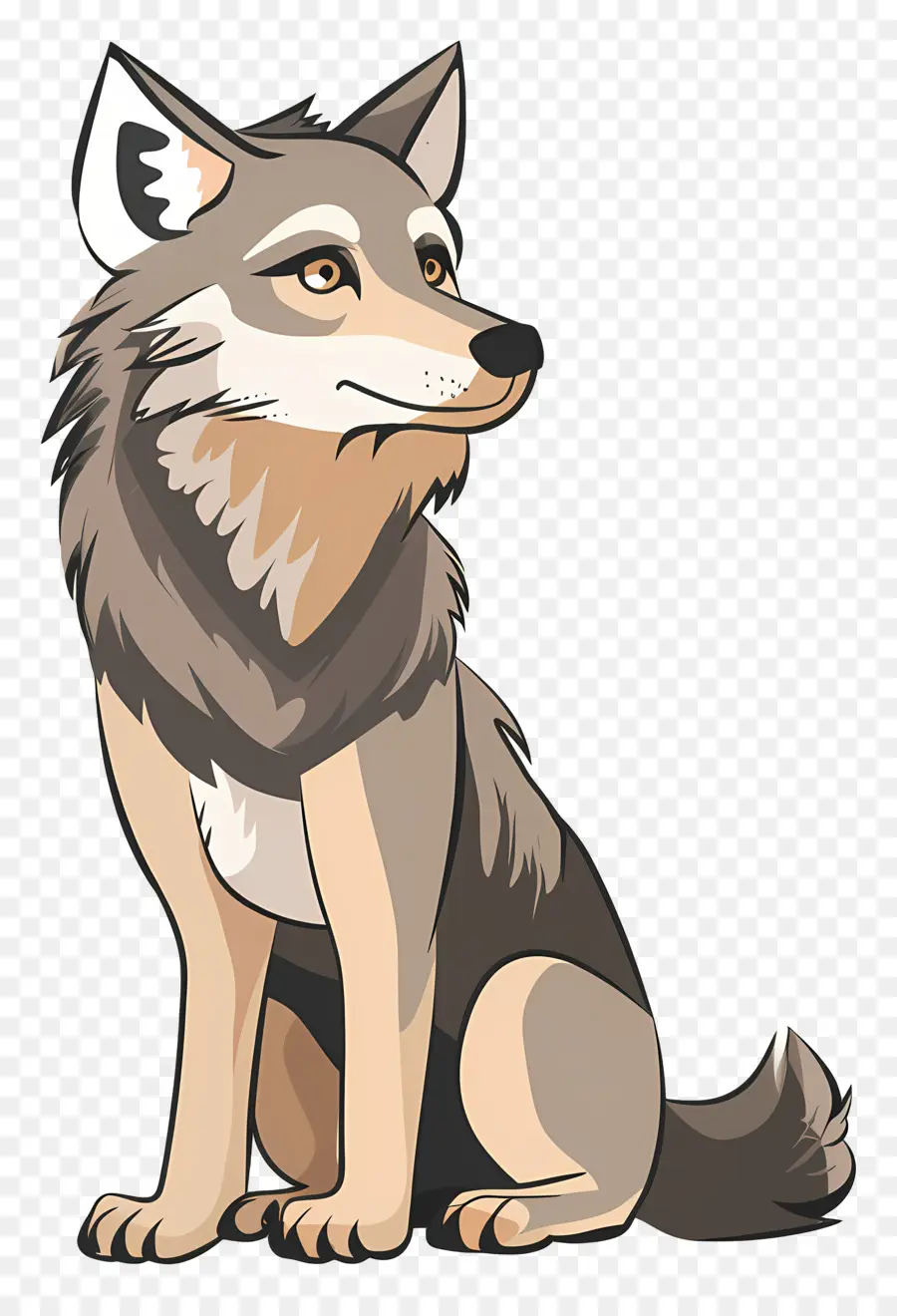 Loup，Berger Allemand PNG