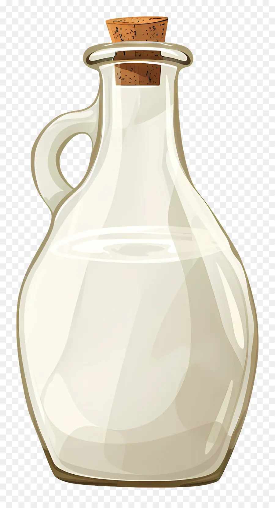 Bouteille De Lait，Bouteille En Verre PNG