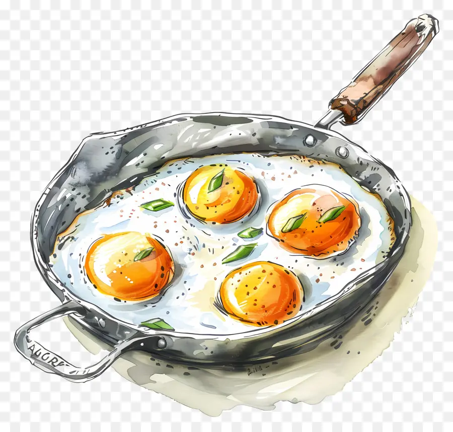 œufs Frits，Pan PNG