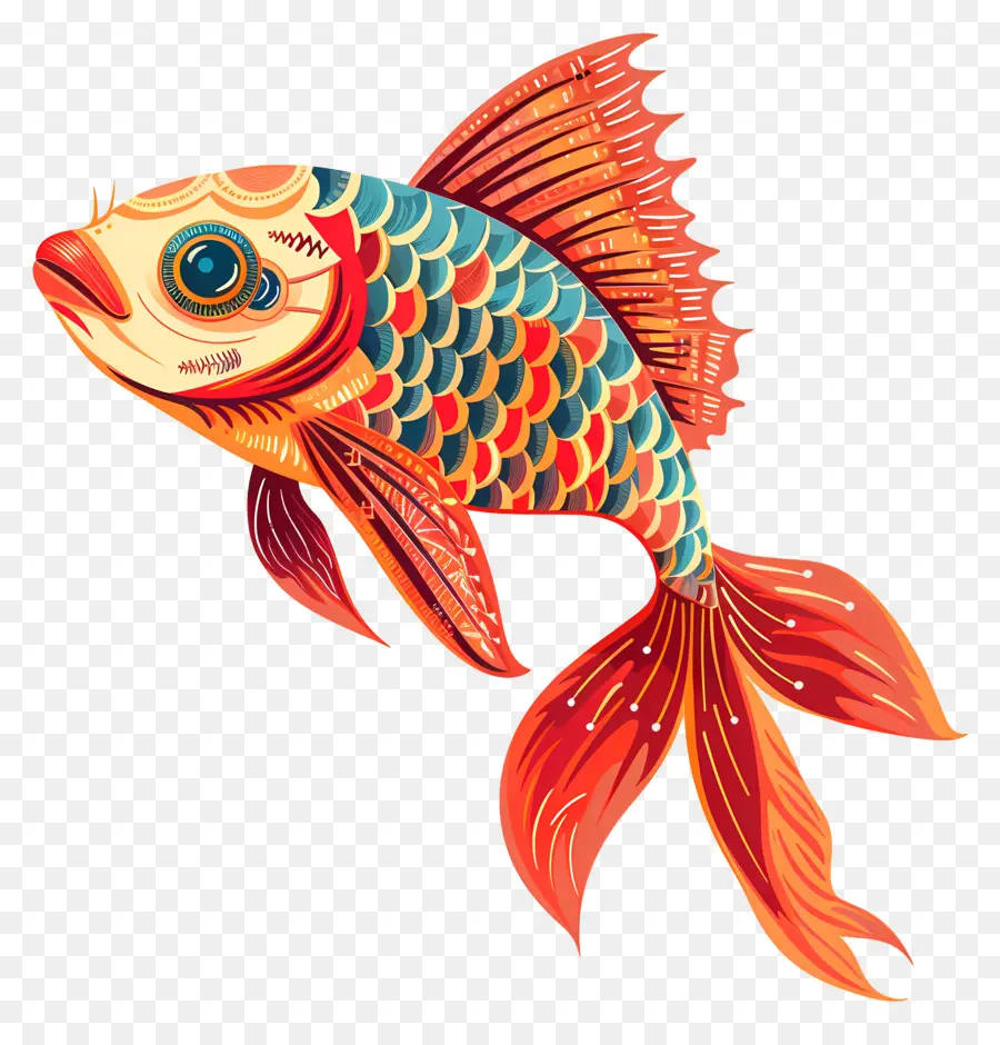 Poisson De Dessin Animé，Poisson PNG