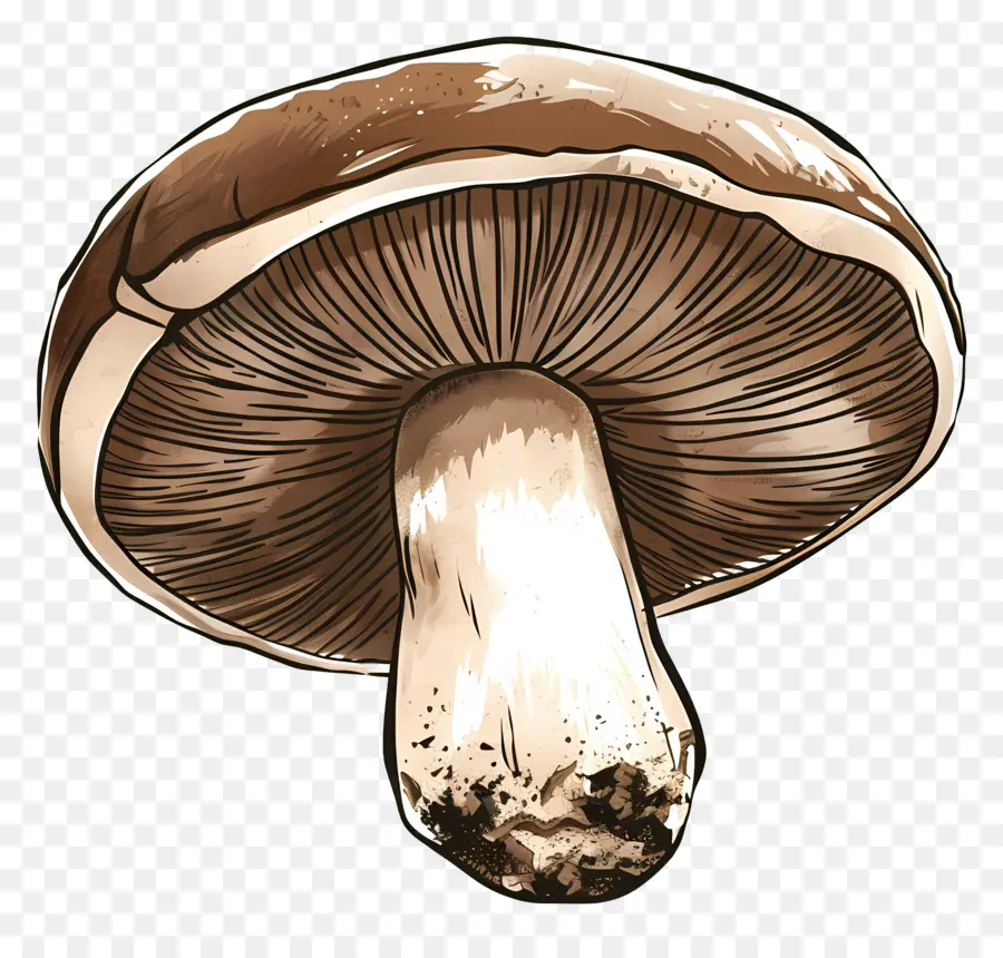 Champignon Portobello，Champignon PNG