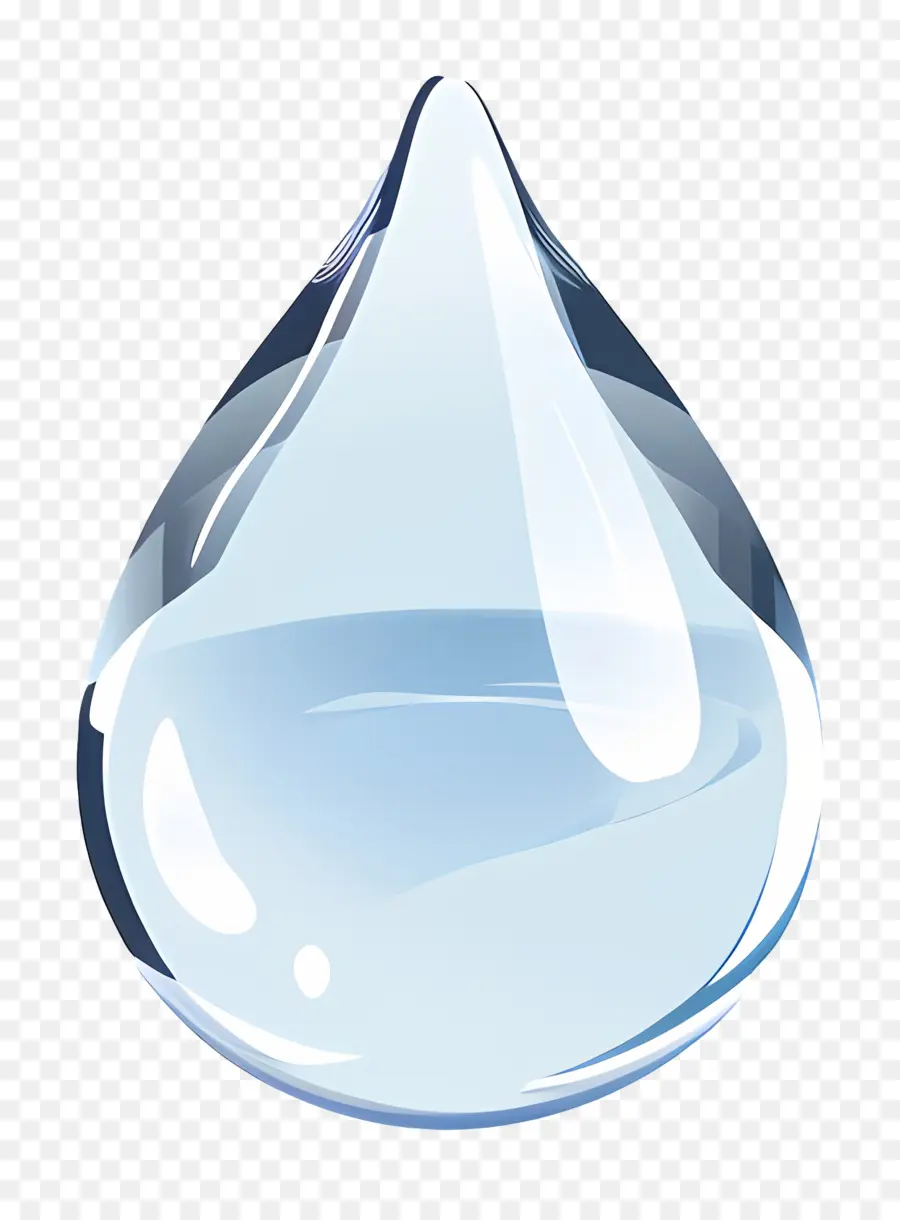 Goutte D'eau，Bleu PNG