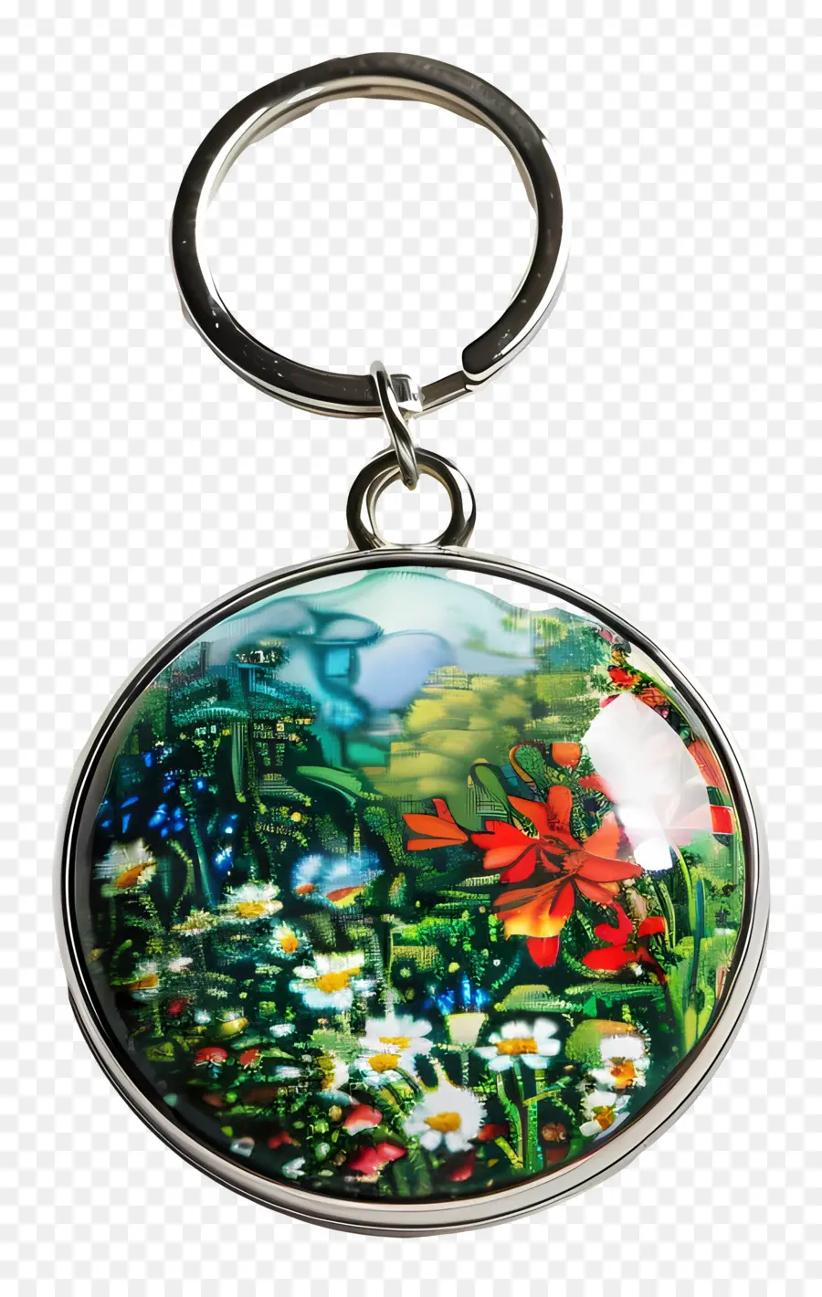 Cadeau Porte Clés，Porte Clés Floral PNG