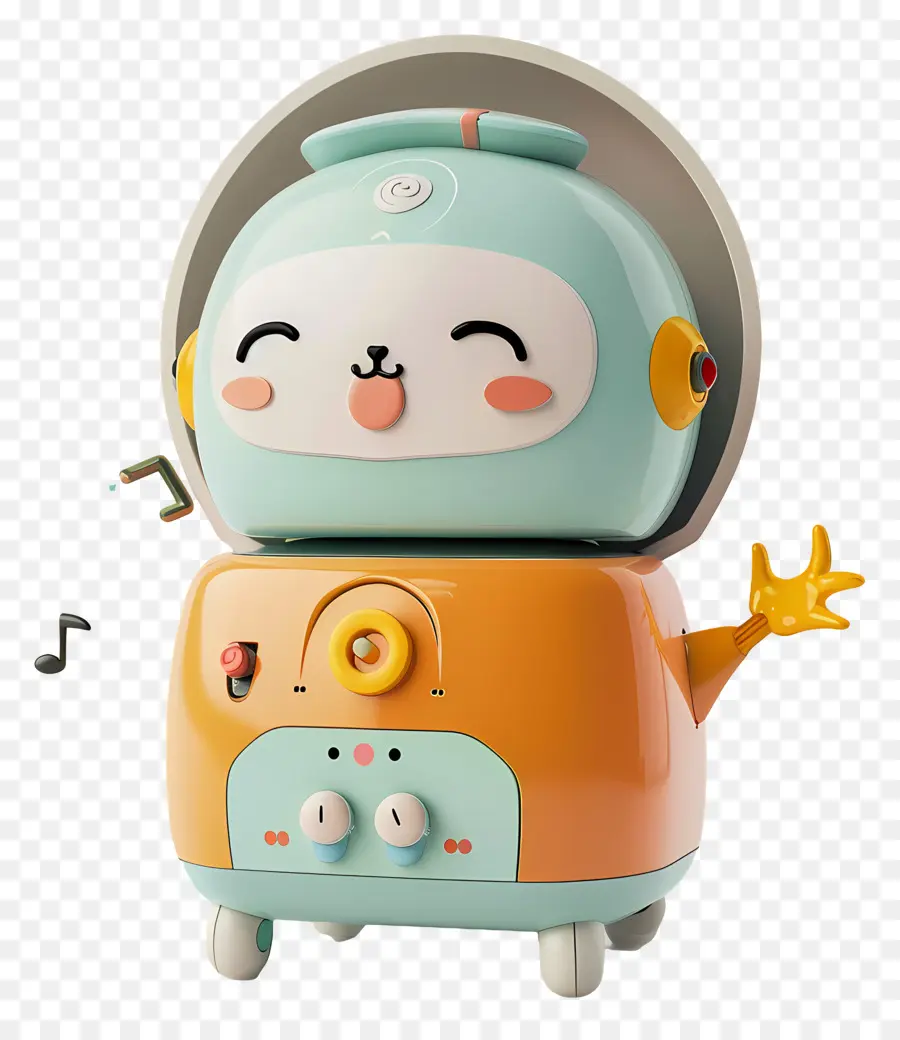 Journée Mondiale De La Musique，Robot Mignon PNG