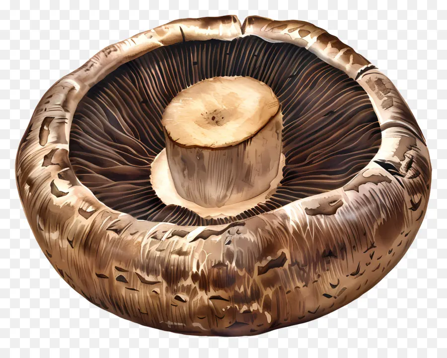 Champignon Portobello，Légume PNG