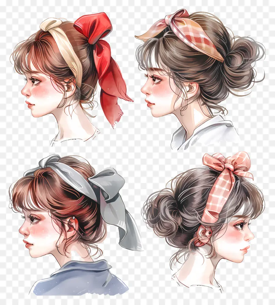 Bande De Cheveux，Styles De Cheveux PNG