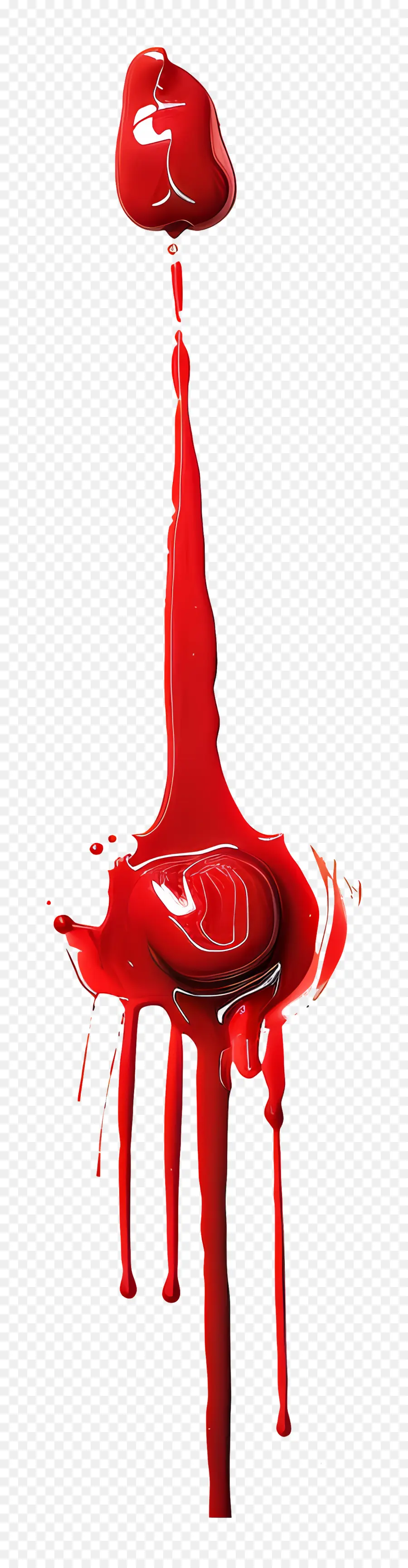 Goutte De Sang，éclaboussure De Peinture Rouge PNG